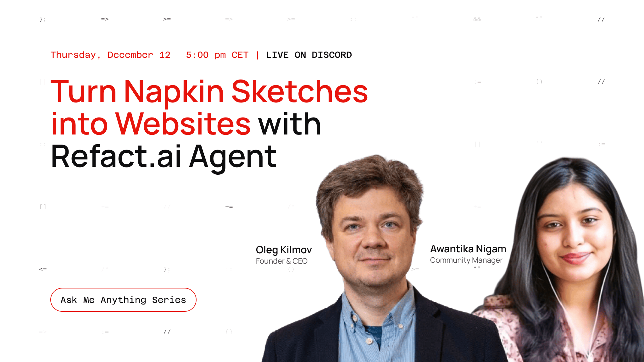 Turn Napkin Sketches into Websites with the Refact.ai Agent